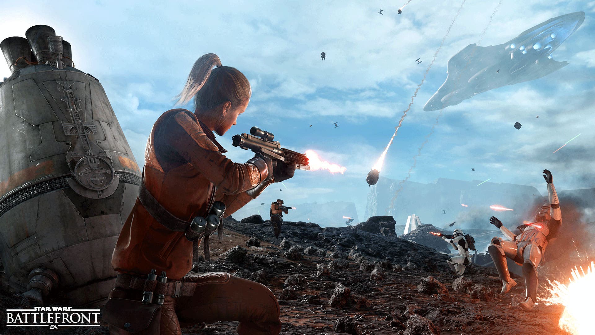 El último teaser de Star Wars: Battlefront nos muestra La Batalla de Jakku, DLC gratuito modo Drop Zone de Star Wars Battlefront