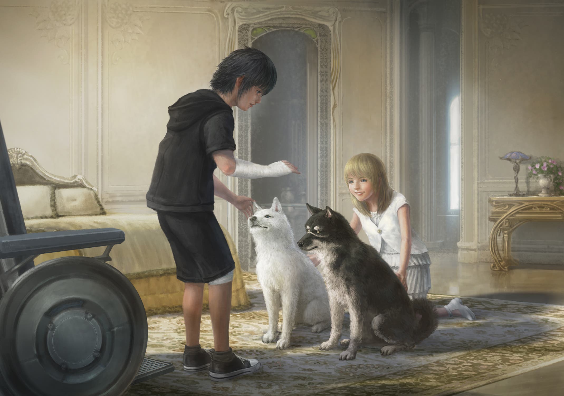 Noctis pixelado y con modelado de FFVII gracias a Yusuke Naora