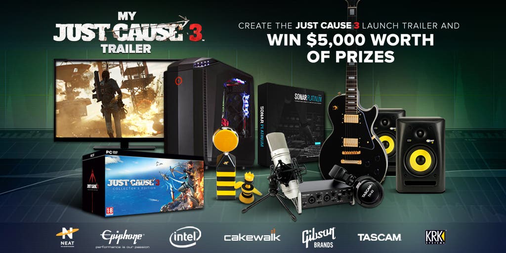 Crea el trailer de lanzamiento de Just Cause 3 y gana un premio valorado en 5000 dólares