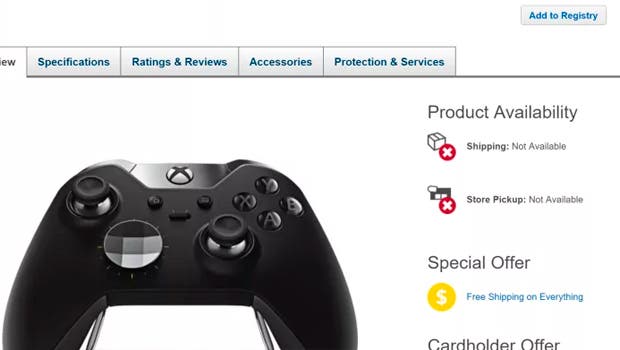 Agotado el nuevo Xbox One Elite Controller, prevista su reposición para navidades