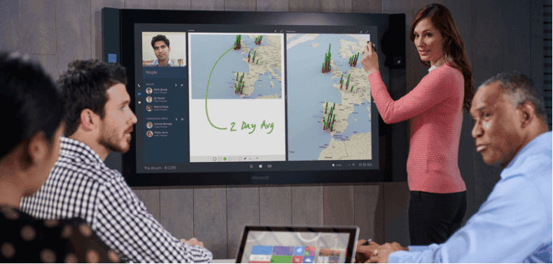Microsoft Surface Hub llega por primera vez a España