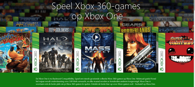Confirmados los primeros 104 títulos que llegarán a Xbox One vía retrocompatibilidad