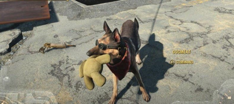 Te contamos cómo ponerle ropa a Albóndiga en Fallout 4
