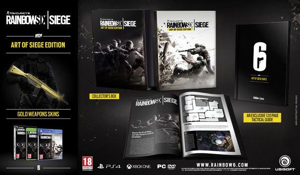 Unboxing de la edición “Art of Siege” de Rainbow Six Siege