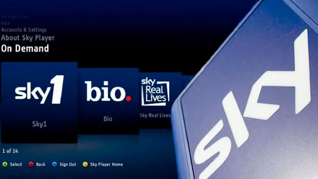 La aplicación de Sky TV está a punto de llegar a Xbox One