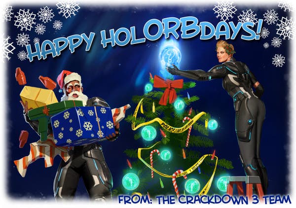 Lanzados nuevos artworks de Crackdown 3 para celebrar las fiestas