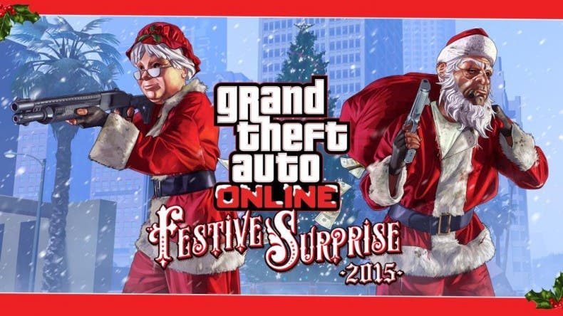 La Navidad llega con regalos a GTA Online en el Festive Surprise 2015