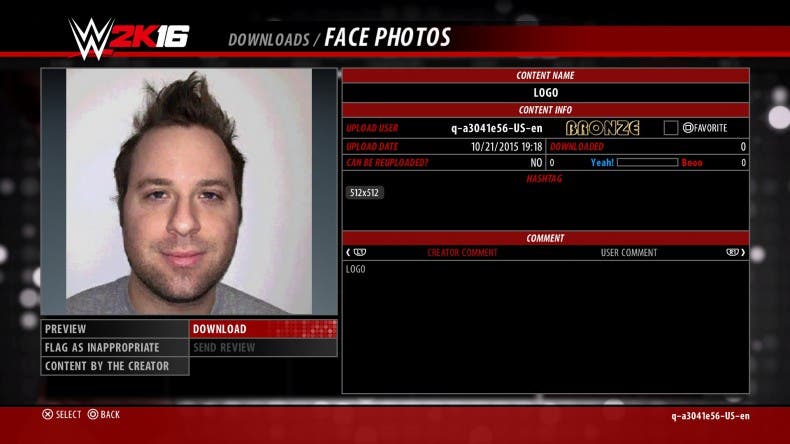 La app WWE 2K16 Creation Studio ya está disponible, crea tus propios diseños