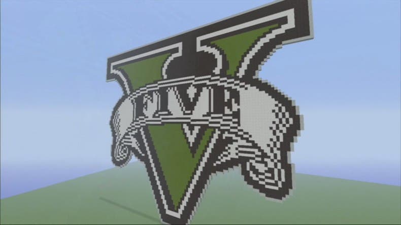 Recorre la ciudad de GTA V en Minecraft