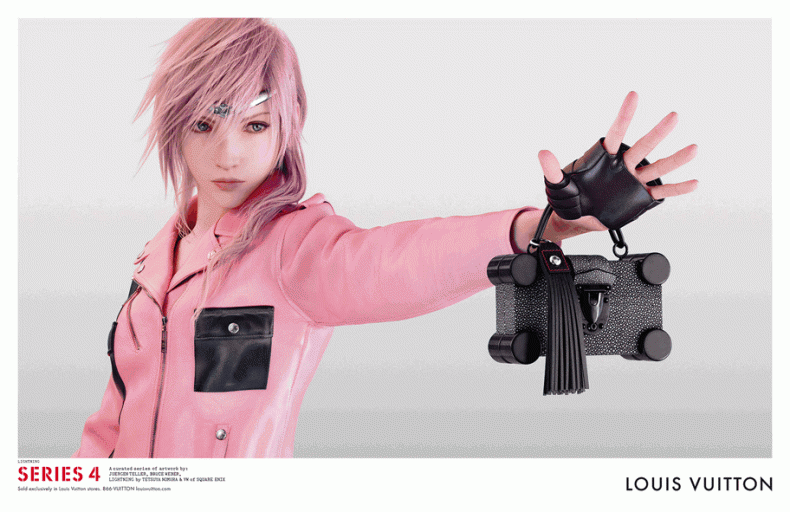 Lightning, de Final Fantasy XIII, icono de la moda en la nueva colección de Louis Vuitton