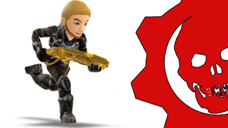 Gears of War protagonista junto a los avatares de Xbox One