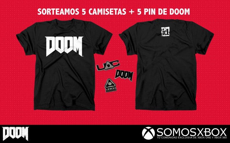 Sorteamos 5 packs de merchandising de DOOM