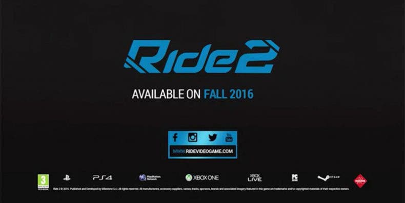 Nuevo trailer de Ride 2 exponiendo las motos