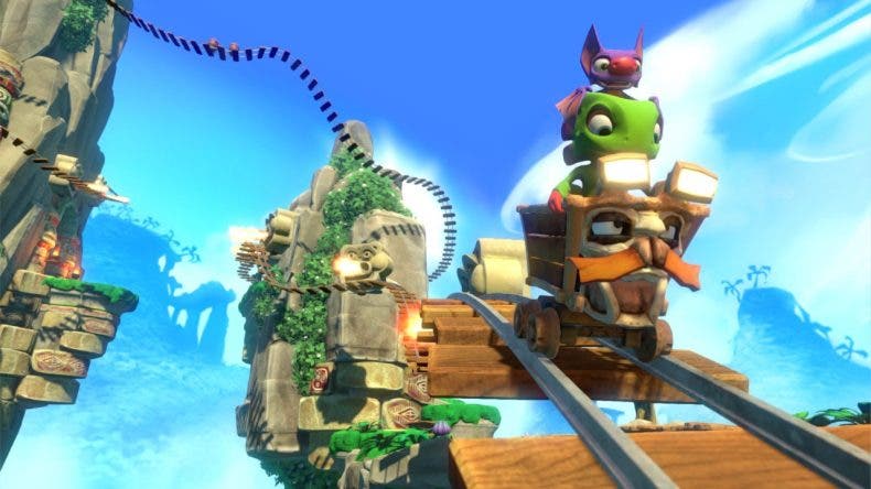6 minutos de puro amor con este gameplay de Yooka-Laylee