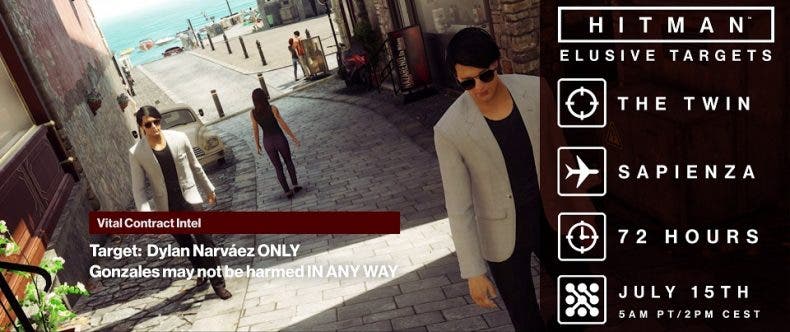 Anunciado “El Gemelo”, el nuevo objetivo escurridizo de Hitman