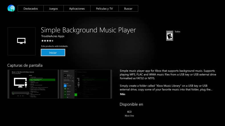 Tutorial: música de fondo en Xbox One mediante pen drive