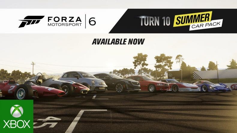 Disponible el Summer Car Pack para Forza Motorsport 6