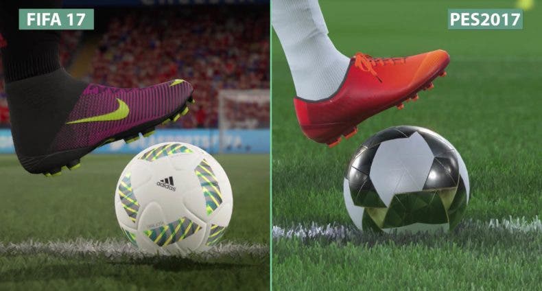 Vídeo comparativo entre FIFA 17 y PES 17