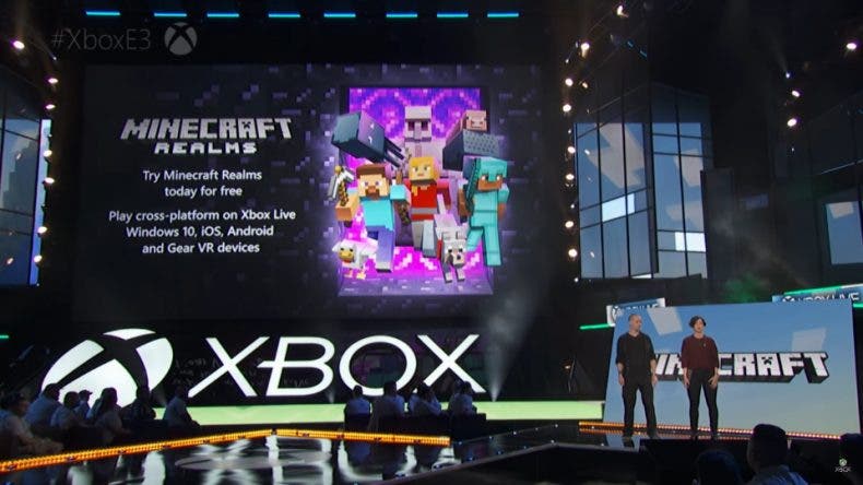 Minecraft Realms ya da soporte al Juego Cruzado