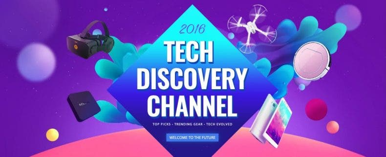 Nuevas ofertas en tecnología en la Tech Discovery Channel de GearBest
