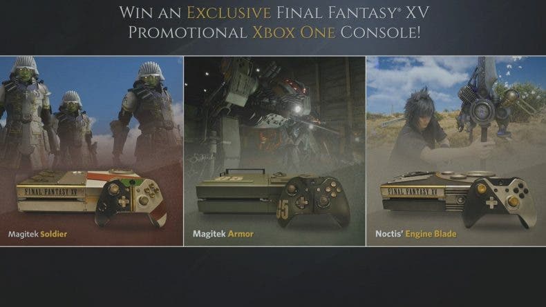 ¿Son estos modelos de Xbox One exclusivos de Final Fantasy XV reales?