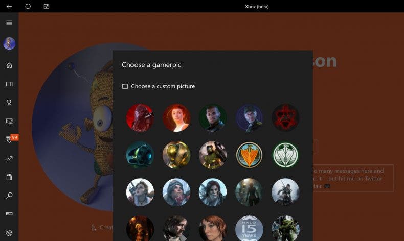 Cambiar tu imagen de jugador de Xbox Live por una personalizada es posible