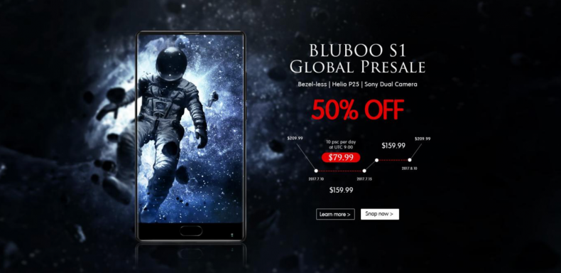 El smartphone Bluboo S1 llega como una alternativa con mejor precio al Xiaomi Mi MIX