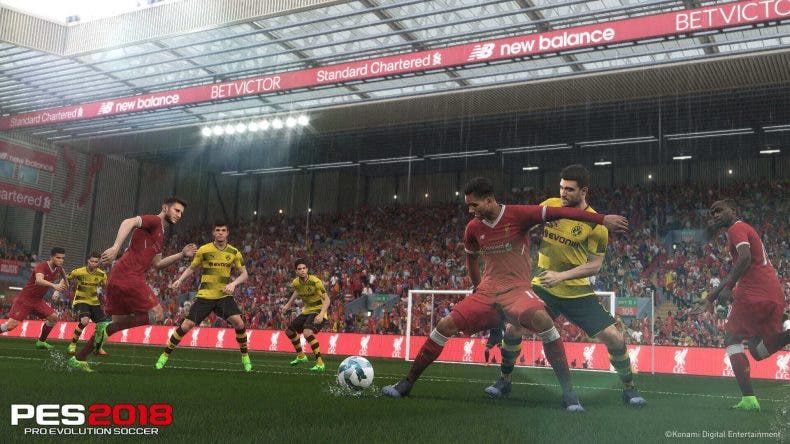 PES 2018 vs PES 2017, comparativa gráfica del juego de Konami