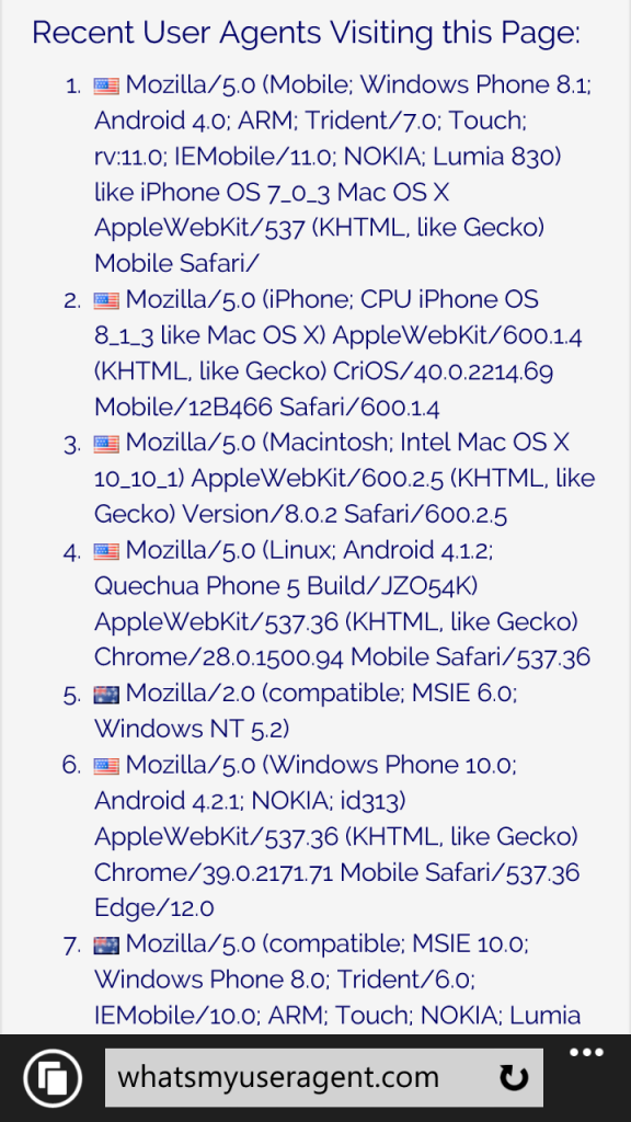Spartan en Windows 10 para móviles