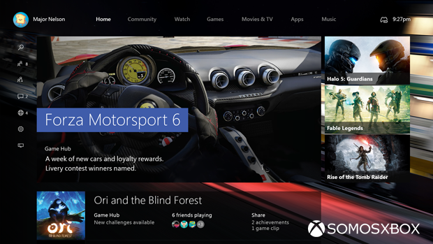 Imágenes de la nueva interfaz de Xbox One, podría llegar junto Windows 10 este septiembre a Preview 118