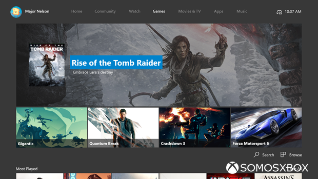 Imágenes de la nueva interfaz de Xbox One, podría llegar junto Windows 10 este septiembre a Preview 119