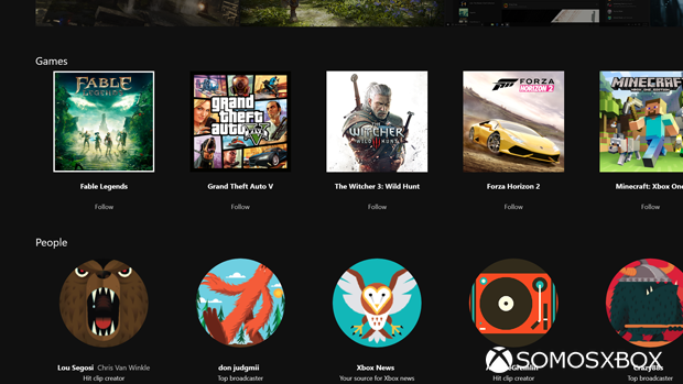 Imágenes de la nueva interfaz de Xbox One, podría llegar junto Windows 10 este septiembre a Preview 120