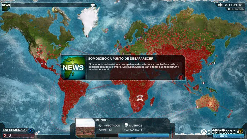 Análisis de Plague Inc: Evolved