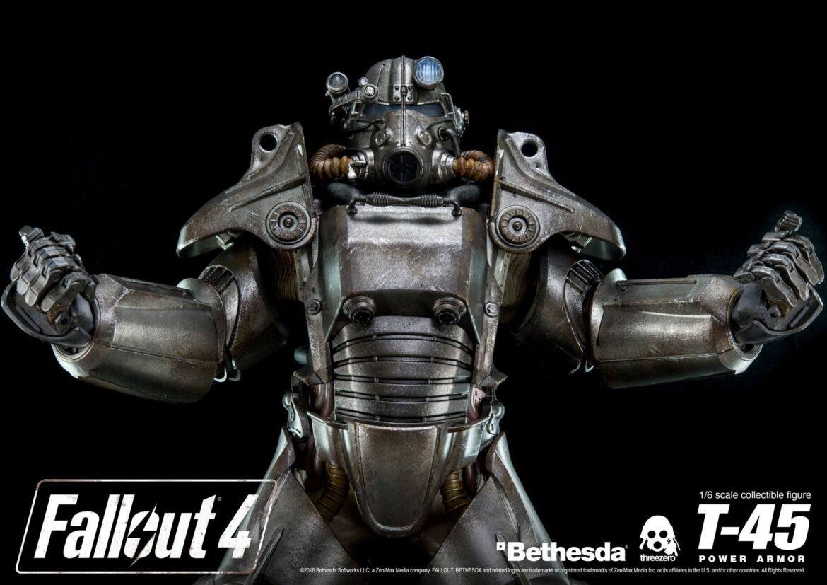 Espectacular figura de la Power Armour de Fallout 4 creada por Threezero 113