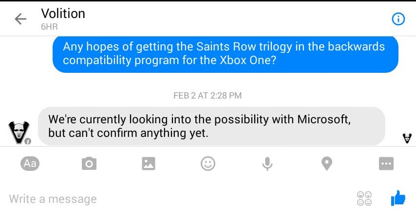 Saints Row Retrocompatible
