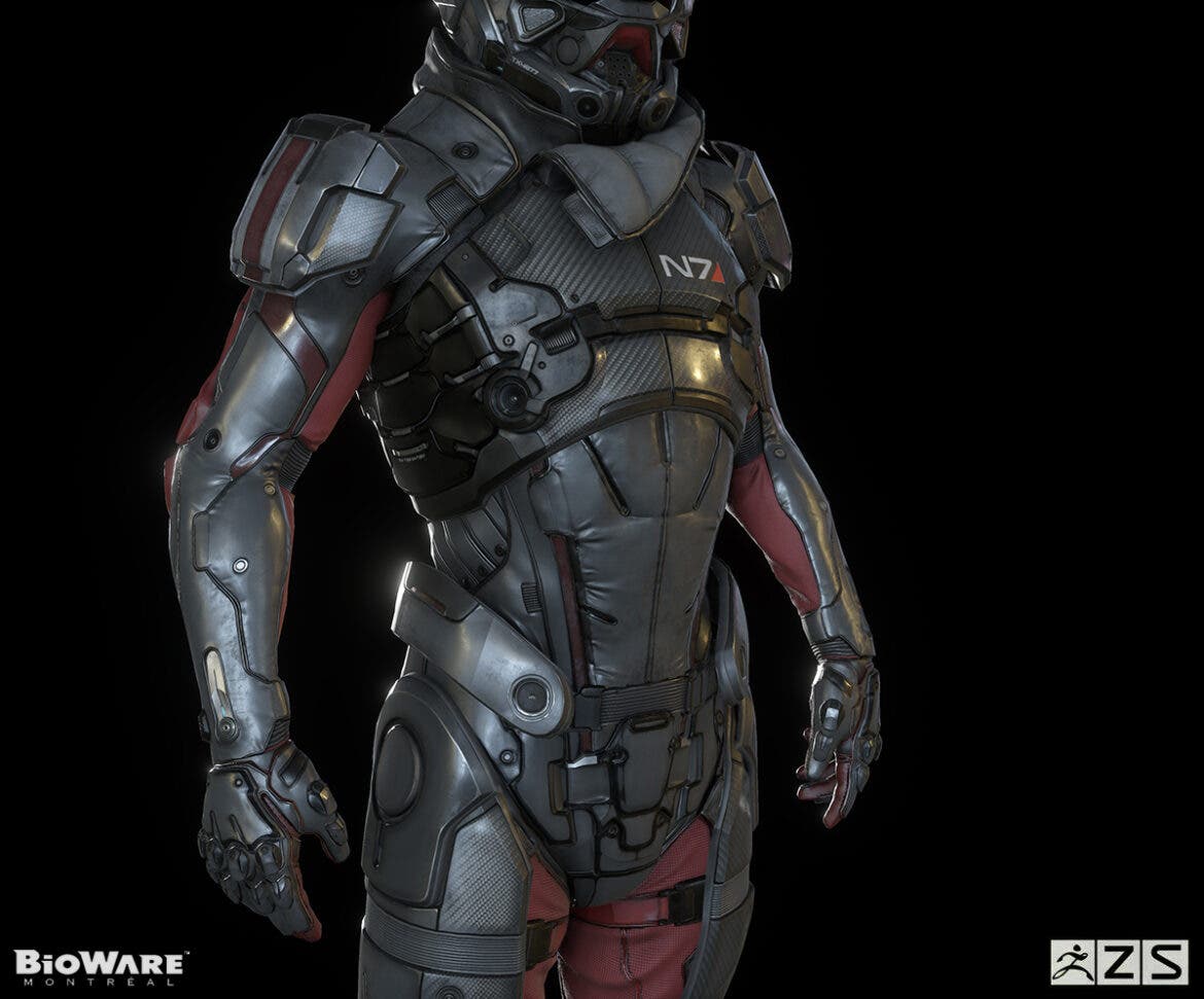 Filtradas imágenes del nuevo protagonista de Mass Effect Andromeda 106