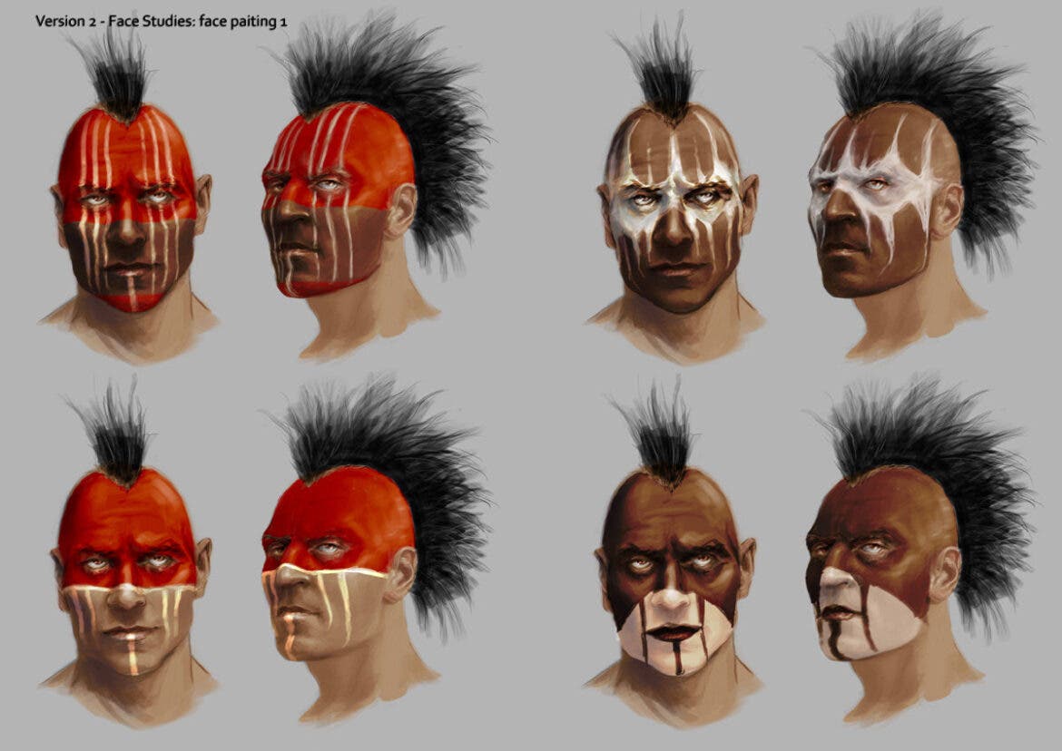 Aparecen posibles concept arts de Red Dead Redemption 2 apuntando a un protagonista Mohawk 112