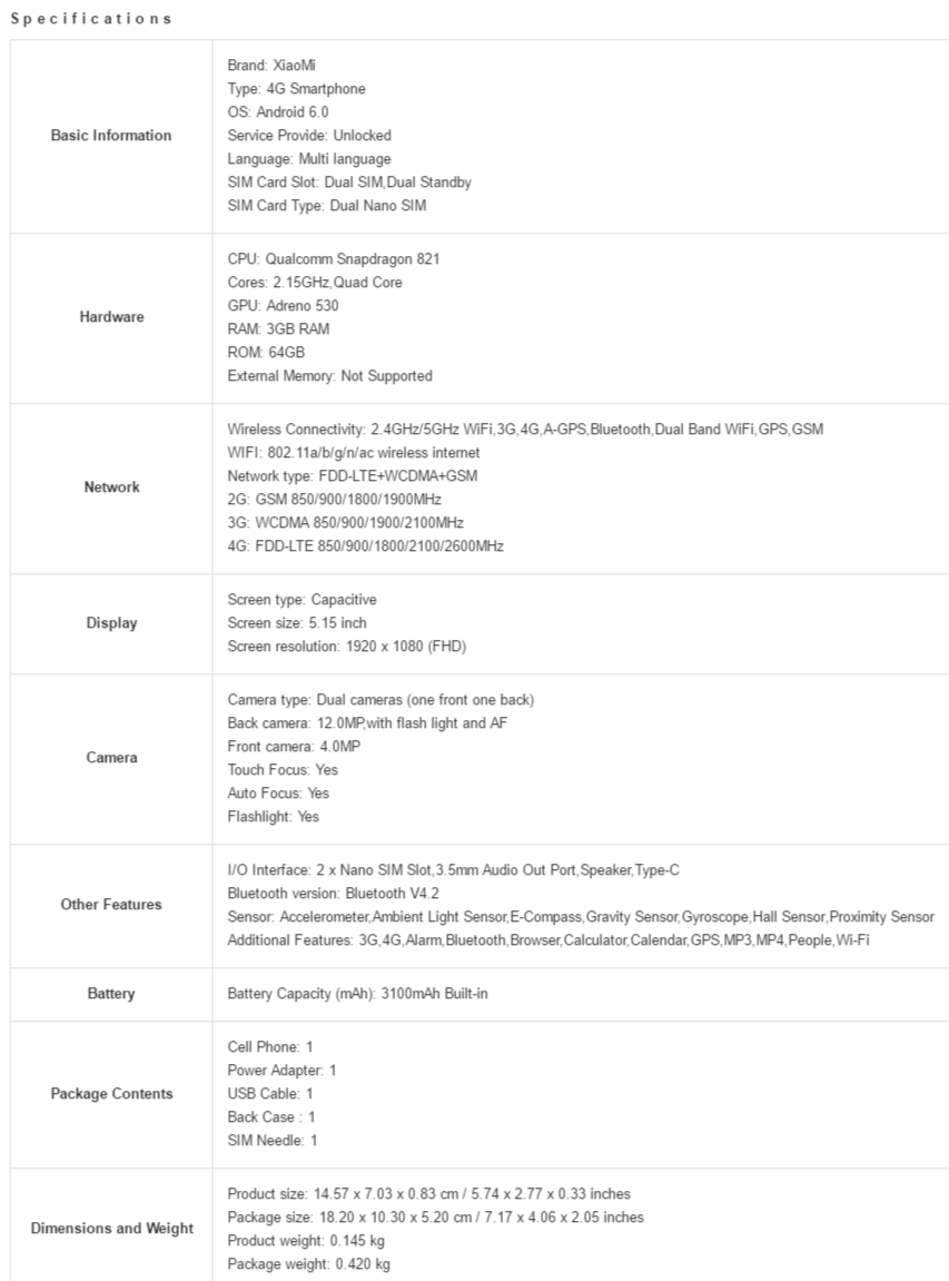 especificaciones-tecnicas-xiaomi-mi-5s