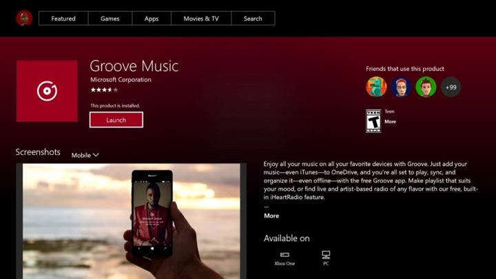 Groove Música ya permite disfrutar de los videoclips en Xbox One