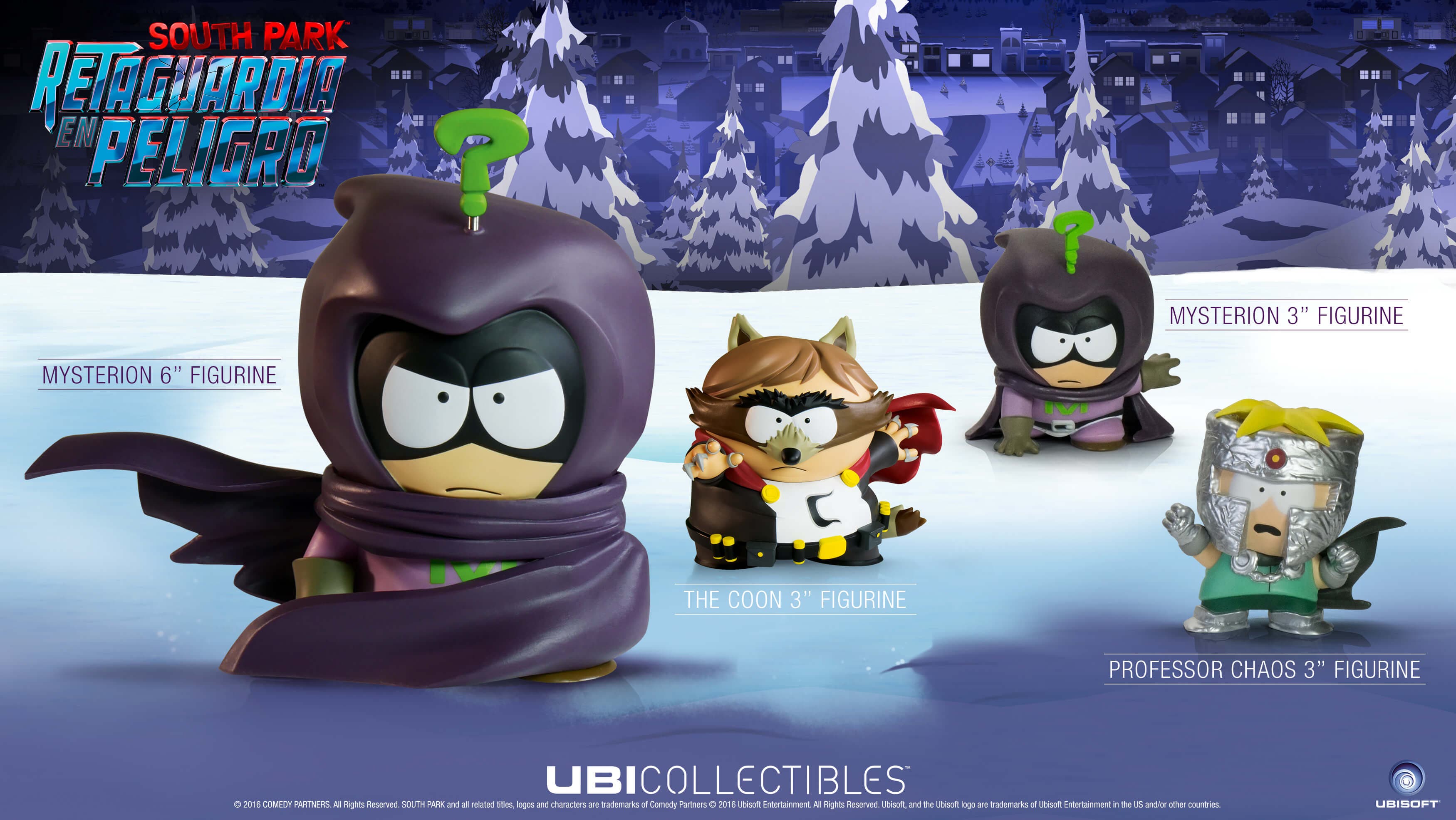 Estas son las carismáticas figuras de South Park Retaguardia en Peligro 94
