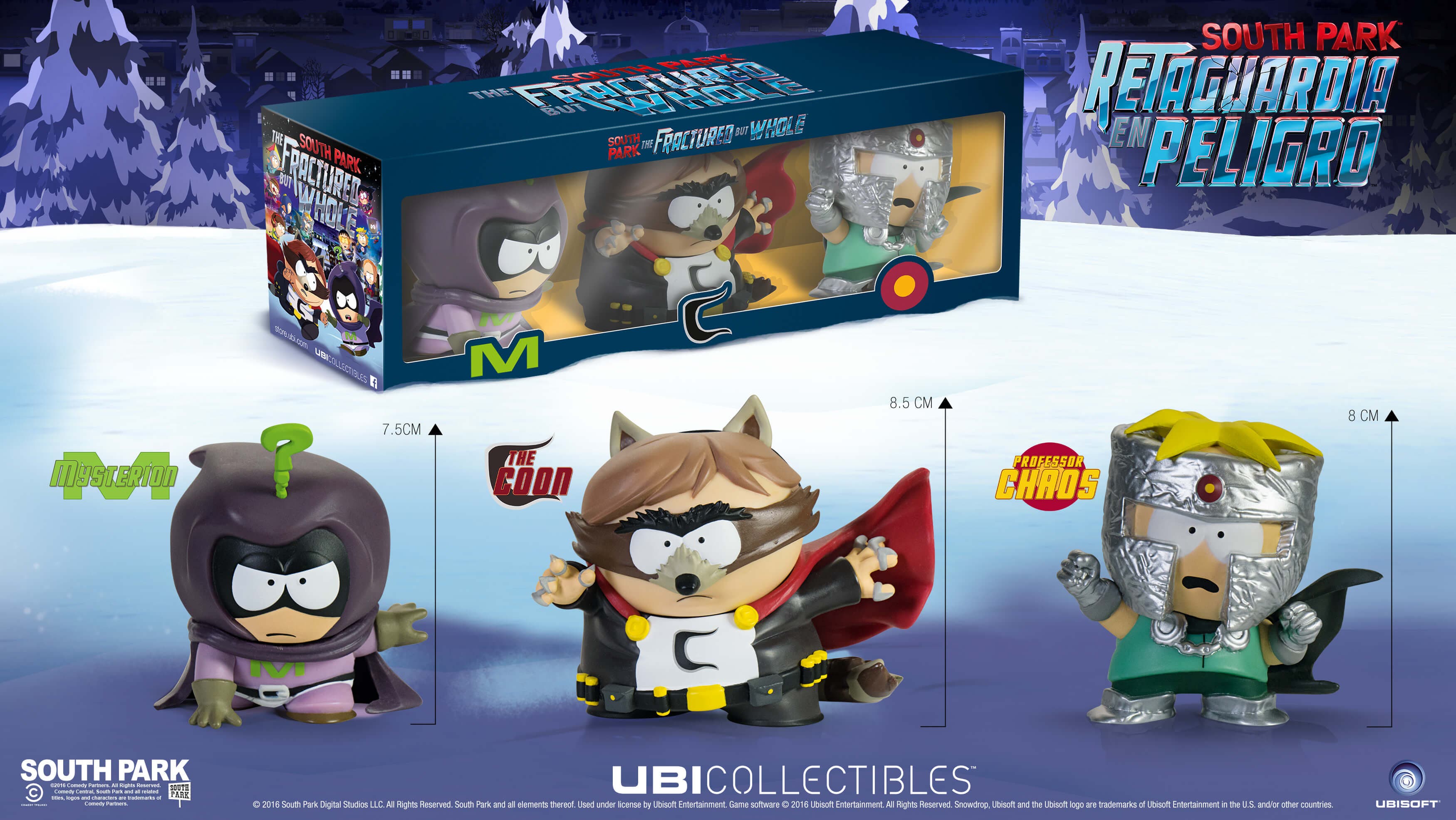 Estas son las carismáticas figuras de South Park Retaguardia en Peligro 95