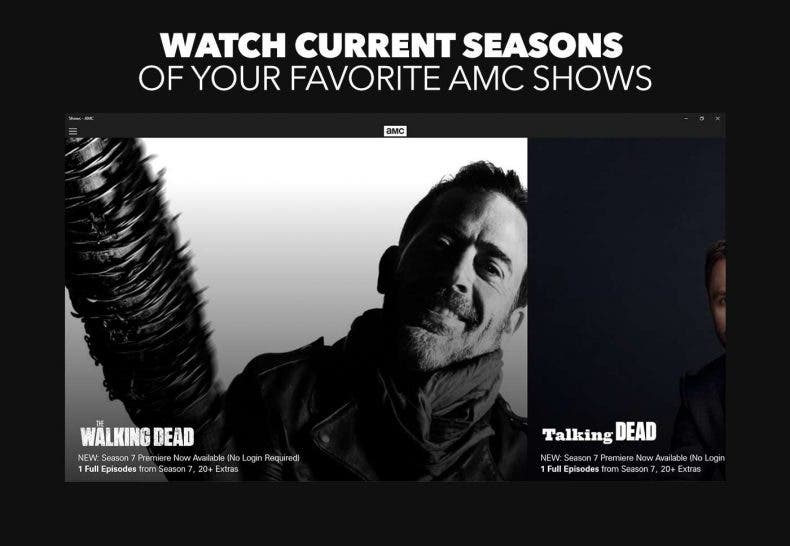 La aplicación de AMC llega a Xbox One con la última temporada de The Walking Dead