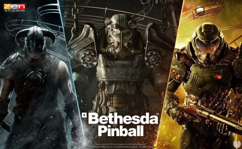 Bethesda Pinball une a Fallout, DOOM y Skyrim en un solo juego