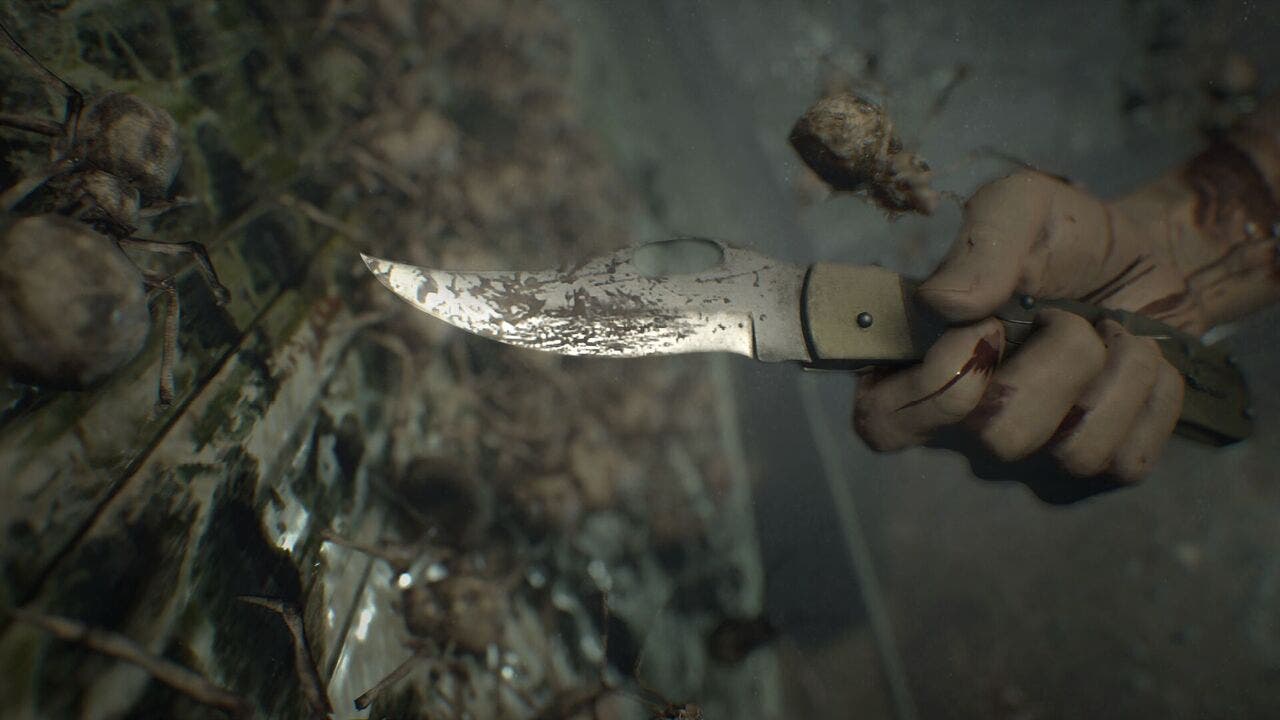 Resident Evil 7, impresiones del juego más ambicioso de Capcom 140 El cuchillo será lo primero que consigamos en Resident Evil 7. Sirve para alejar enemigos y romper cajas.