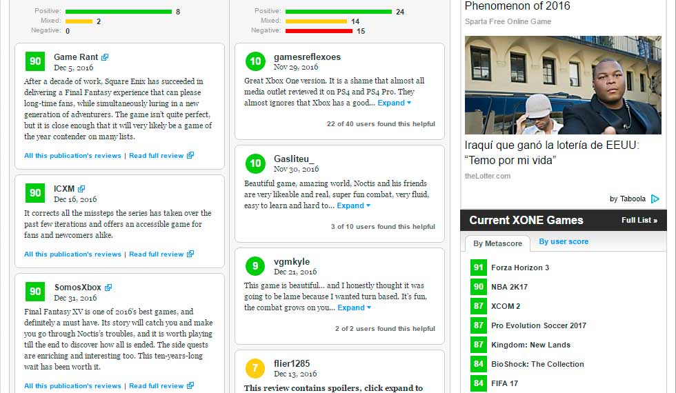 SomosXbox ya está en Metacritic 111