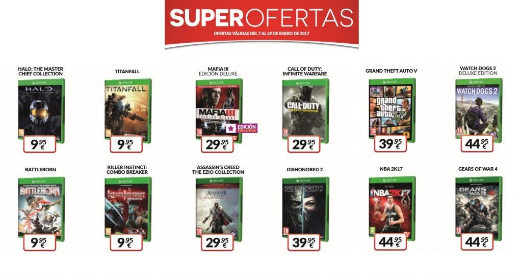 No te pierdas las ofertas de enero de GAME 109