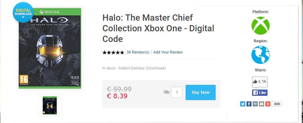 Aprovecha esta oportunidad para hacerte con Halo: The Master Chief Collection a un precio ridículo 107