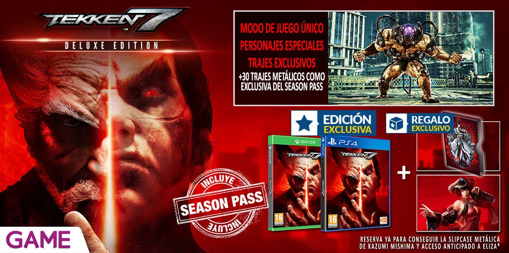 Así es la Edición Deluxe de Tekken 7 exclusiva en GAME 107