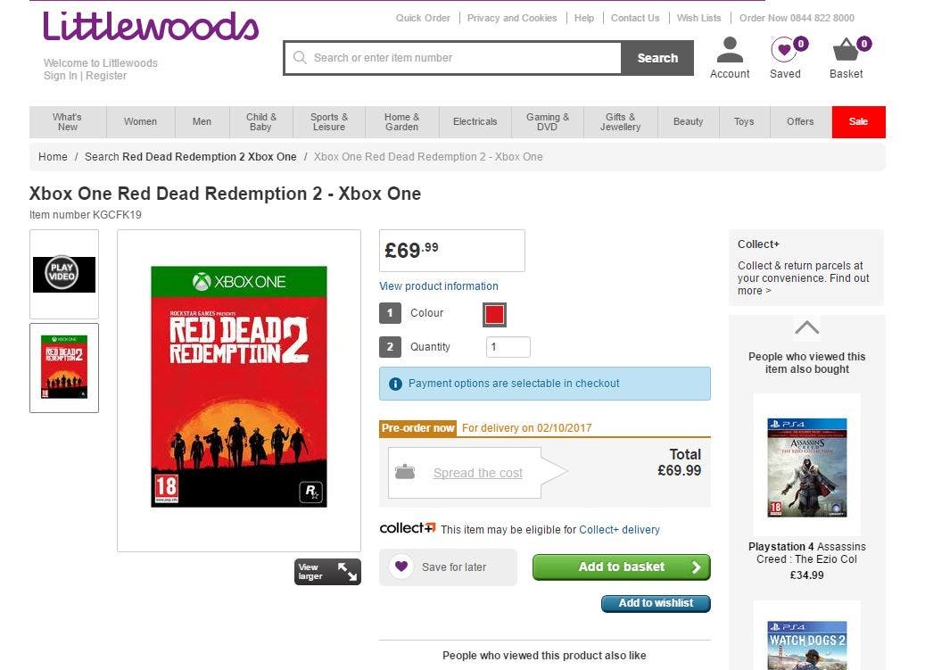 Posible filtración de la fecha de lanzamiento de Red Dead Redemption 2 107