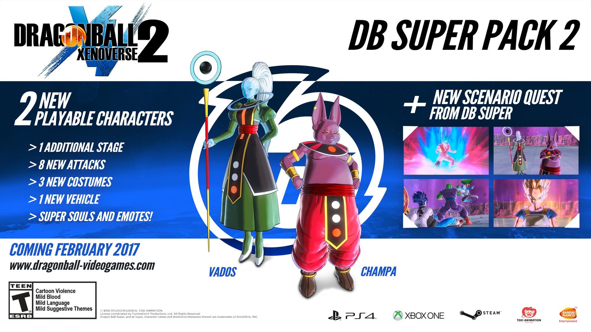 Dragon Ball Xenoverse 2, desvelado el contenido de su segundo DLC 107